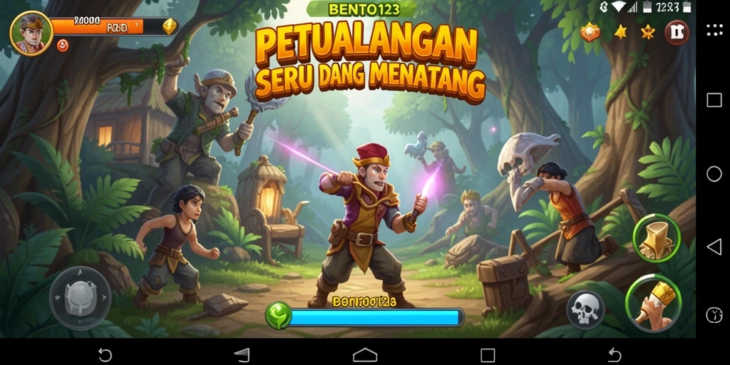 Tampilan aksi seru dalam BENTO123 menampilkan petualangan yang mendebarkan.