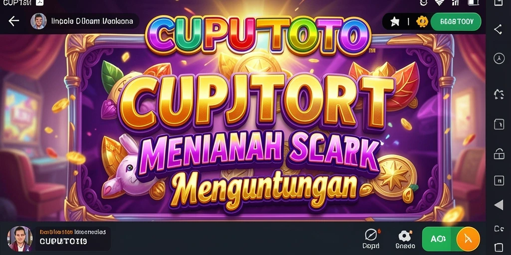 Screenshot gameplay <strong>CUPUTOTO</strong> yang menampilkan kekayaan tema slot.
