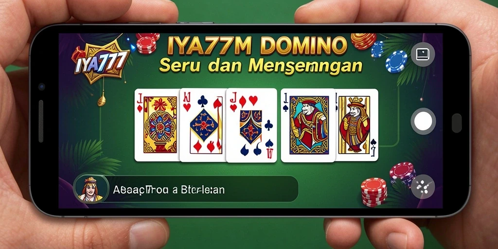 Tampilan gameplay IYA777 menunjukkan suasana seru dalam permainan Domino.