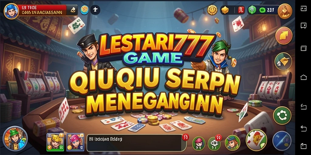 Screenshot utama dari gameplay QiuQiu LESTARI777 yang mendebarkan.
