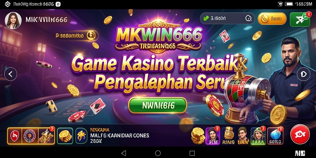 Screenshot gameplay MKWIN666 menampilkan aksi seru dan grafik berkualitas tinggi.