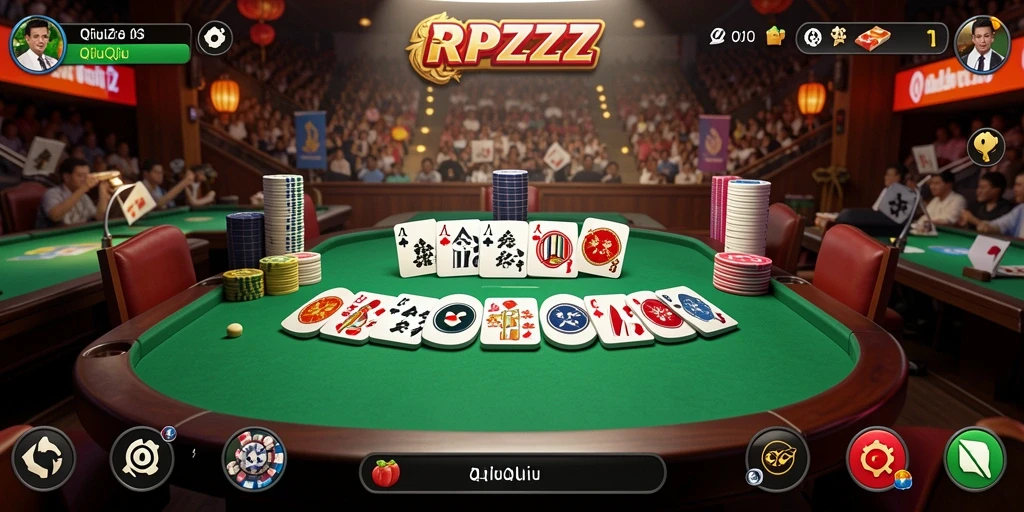 Tangkapan layar gameplay QiuQiu yang penuh aksi di RPZZZ.
