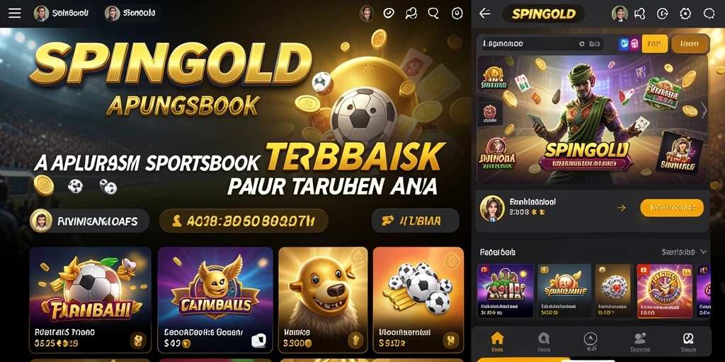Tampilan menarik dari gameplay Sportsbook di SPINGOLD.